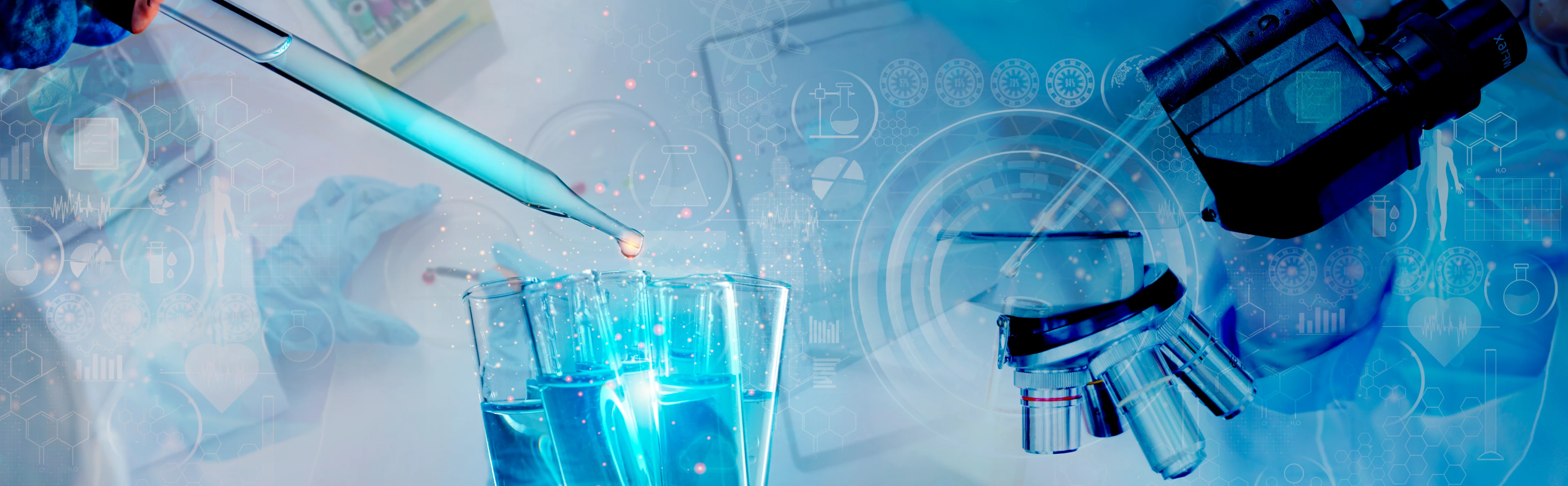 Laboratory equipment and digital interface overlay